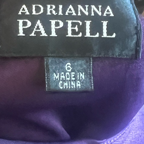 Adrianna Papell dress size 6. Collar to hem 32.5 sleeveless - Picture 5 of 5